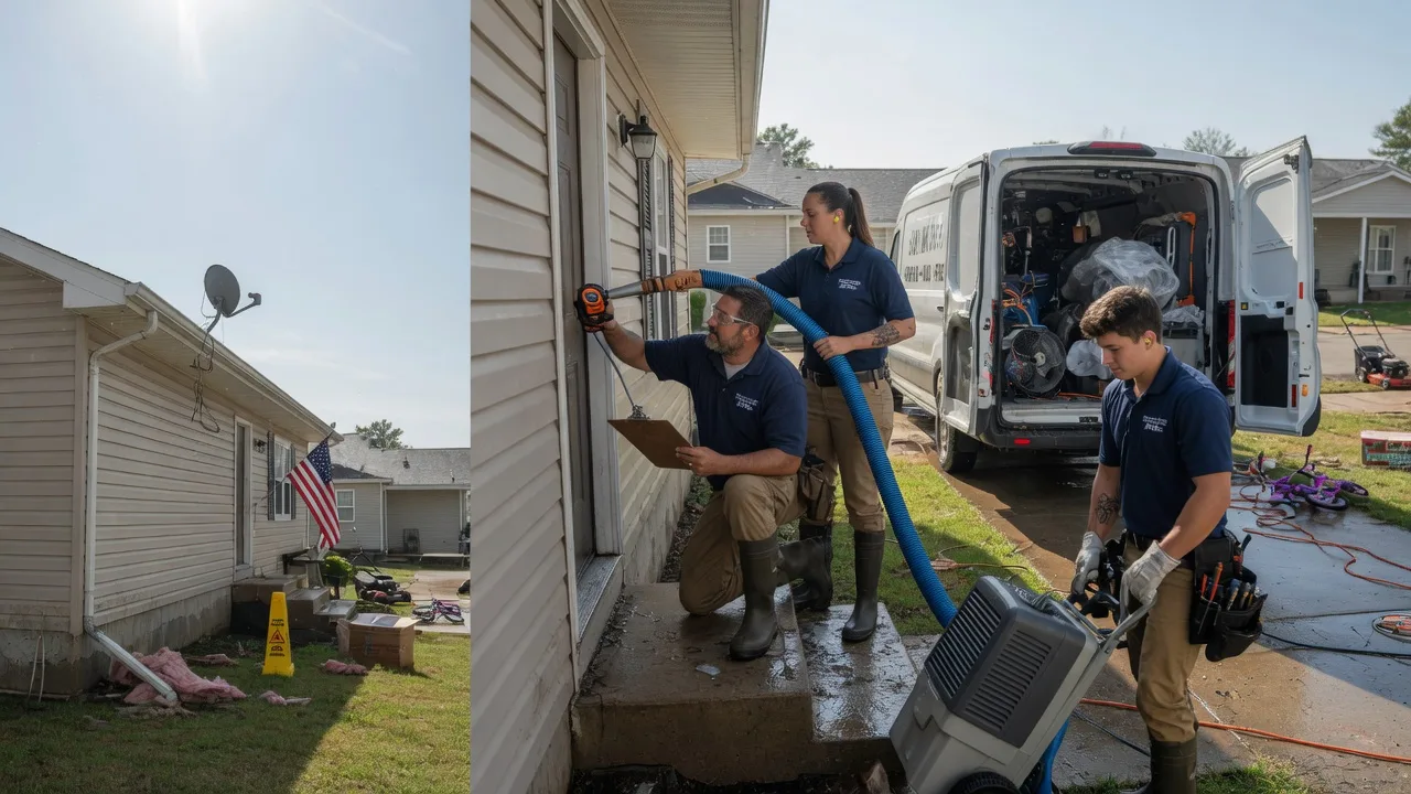 Ceiling Water Damage Restoration in Riegelsville, PA near me